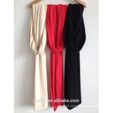 Модный новый дамы сплошной цвет длинный шарф / платок